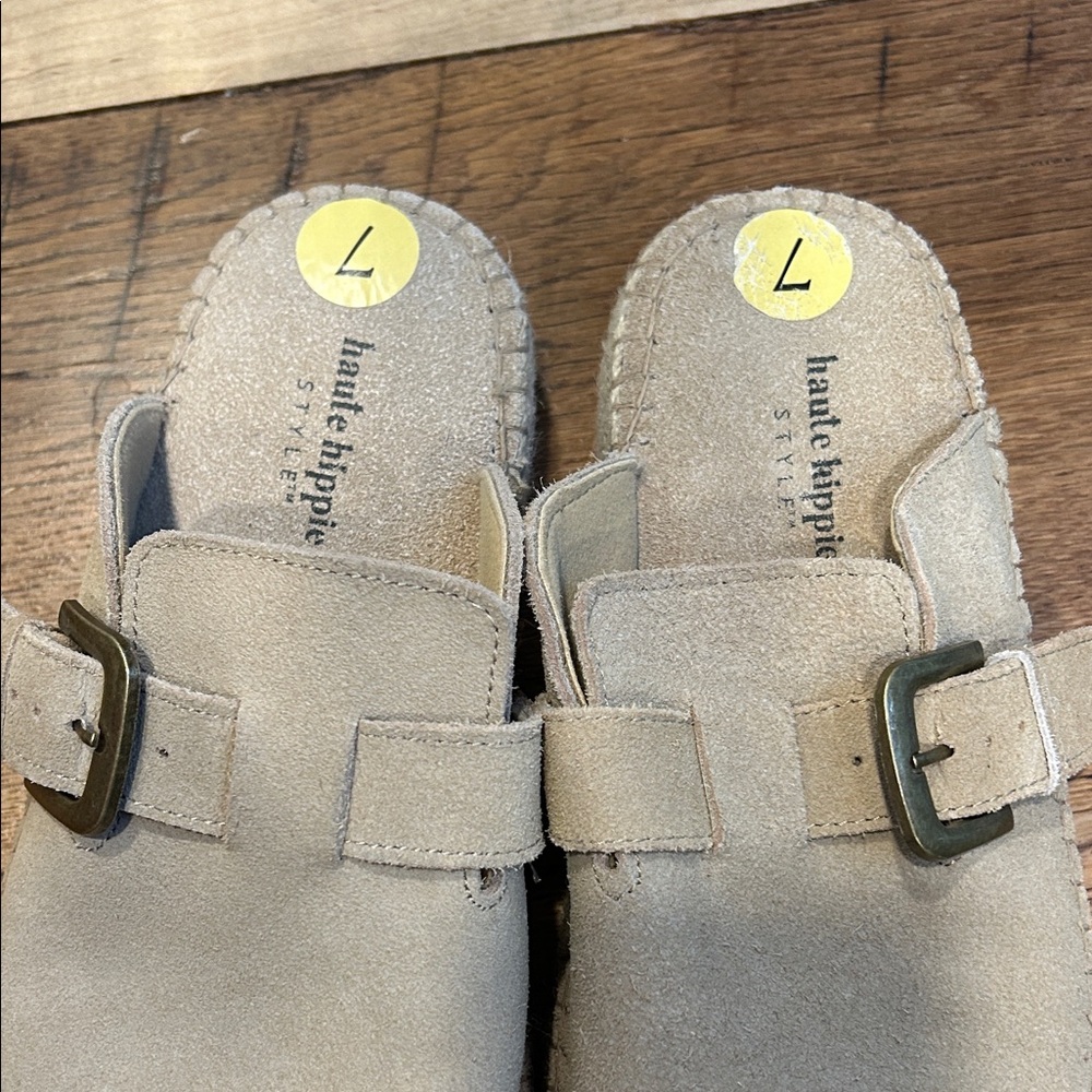 Haute Hippie Tan Suede Espadrilles - Picture 2 of 3
